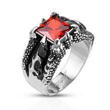 Изображение кольцо коготь огненного дракона spikes KL-000702
