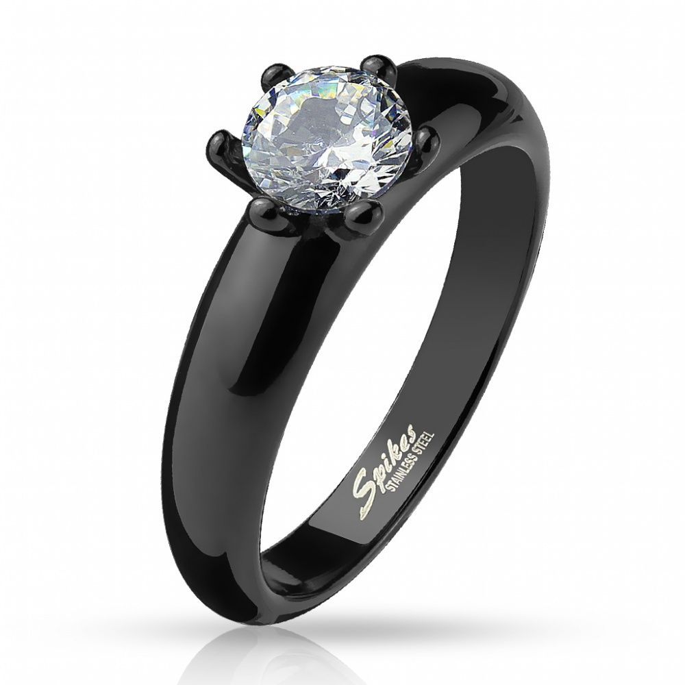 Черное кольцо фото. Spikes Stainless Steel кольцо. Черное кольцо Spikes Stainless Steel с камнем. Помолвочное кольцо. Кольцо с черным камнем женское.