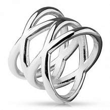 Изображение кольцо двойной поцелуй spikes KL-001451