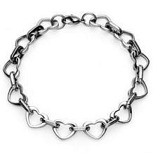 Изображение браслет женский цепь из стальных сердец spikes BR-000409