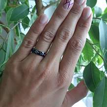 Изображение кольцо с цветочным орнаментом spikes KL-001430